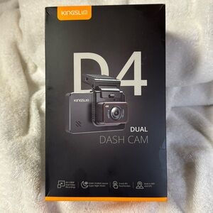 Kingslim D4 Dual Dash Camera - Black